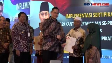Resmikan Program Sertifikat...