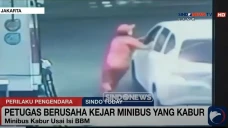 Pemobil Kabur Usai Isi...