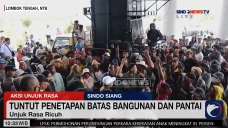 Aksi Unjuk Rasa Ratusan...
