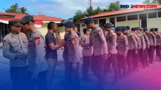 Brimob dan Polisi Gelar...