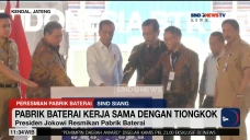 Jokowi Resmikan Pabrik...