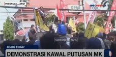 Demontrasi Kawal Putusan...