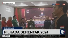Daftar ke KPU NTB, Ribuan...