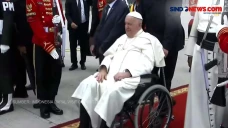 Tiba di Indonesia, Paus...