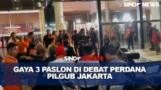 Gaya 3 Paslon di Debat...