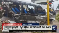 Diduga Rem Blong, Truk...