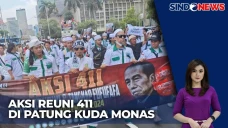 Aksi Reuni 411 di Patung...