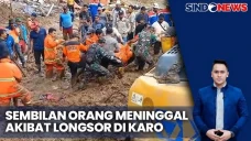 Longsor di Karo, 9 Orang...