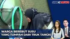 Truk Tangki Susu Terguling...