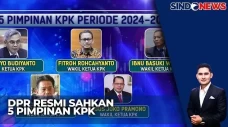 DPR Resmi Sahkan 5 Pimpinan...