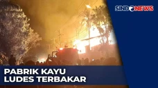 Pabrik Kayu Ludes Terbakar...