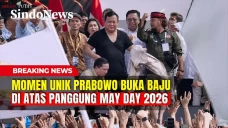 Momen Unik Prabowo Buka...