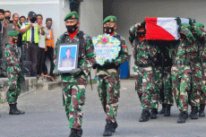Jenazah TNI Korban KKB...