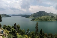 Danau Kivu di Rwanda-Kongo,...