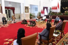 Temui Jokowi, Seniman...