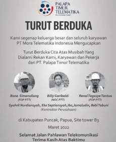 8 Pekerja Tower Tewas...