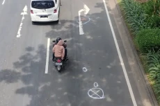 Pesepeda Luka Parah...