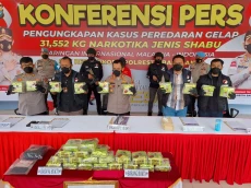 Selundupkan 31,5 Kg...