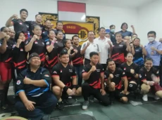 Menpora Beri Semangat...