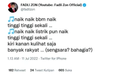 Fadli Zon: Listrik dan...