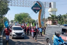 Ratusan Buruh asal Bandung...