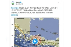 BNPB Sebut Dampak Gempa...