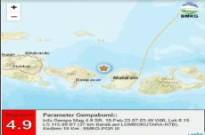 Gempa Magnitudo 4,9...