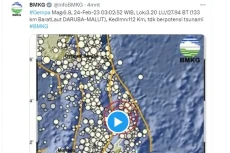 Gempa Berkekuatan Magnitudo...