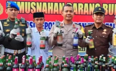 Polres Kolaka Musnahkan...