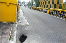 Jembatan di Jalan Sudirman...