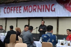 Hadiri Coffee Morning,...