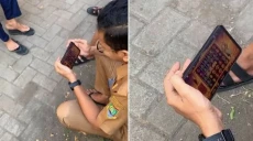 Viral Pria Berseragam...