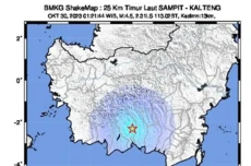 Gempa Guncang Kotawaringin...