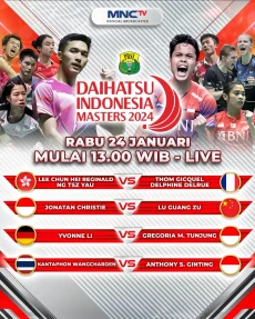 MNCTV Tayangkan 4 Pertandingan...