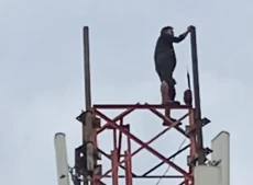 Heboh! ODGJ Panjat Tower...