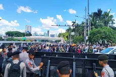 Demo Tutup Jalan Gatot...