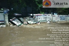 Sungai Ciliwung Meluap,...