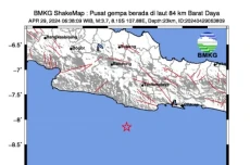 Gempa Magnitudo 3,7...
