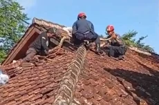 Petugas Damkar Sukabumi...