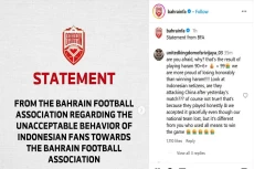 Bahrain Pengecut, Ngemis...