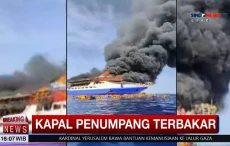 KM Barcelona V Terbakar...
