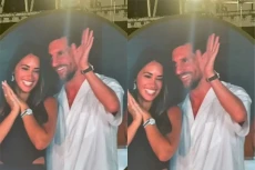 Lionel Messi dan Istri...