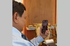 Prabowo Video Call Timnas...