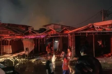 Kebakaran Pasar Jiung...