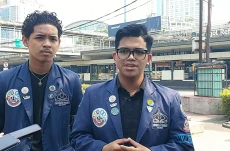 Ratusan Mahasiswa Trisakti...