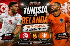 Tunisia vs Belanda:...