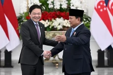 Prabowo dan PM Wong...