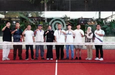 Ekshibisi Padel di Porprov,...