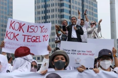 Aksi Unjuk Rasa Nakes...