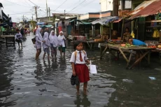 Banjir Rob di Bagan...
